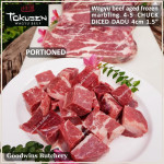 Beef CHUCK WAGYU TOKUSEN marbling <=5 aged whole cuts +/- 5.5 kg/pc (price/kg) FROZEN IN-STOCK